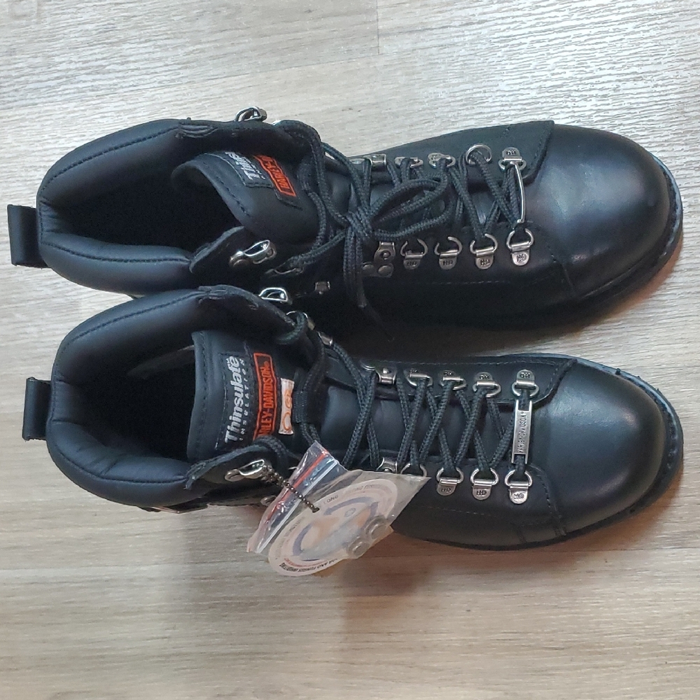 Harley-Davidson Black Leather Boots